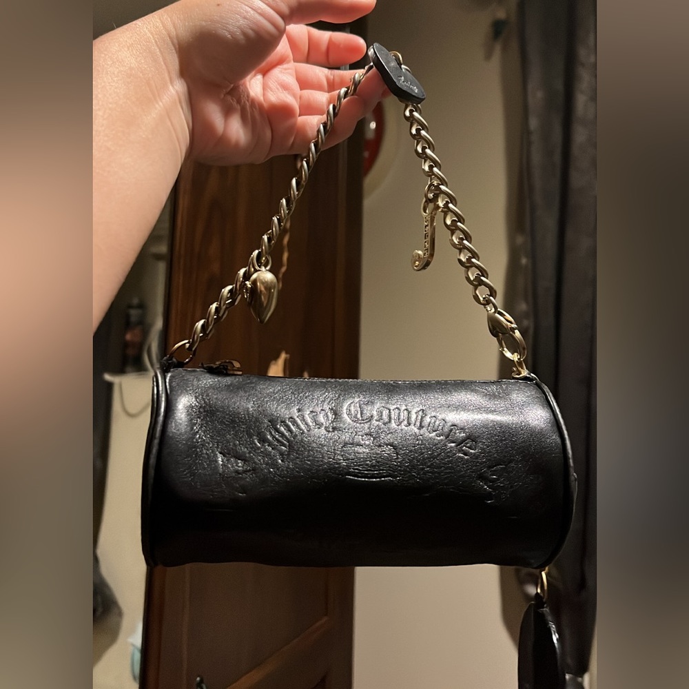 Juicy Couture Black Sidekick Bag